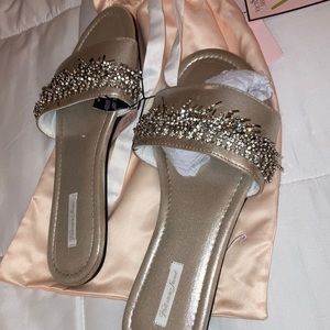 NWT Rhinestone Slides